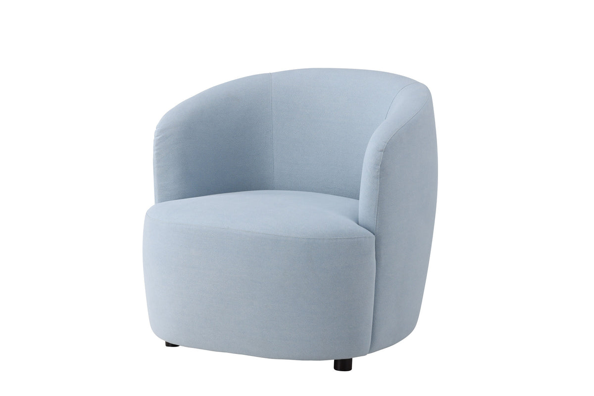 Bobbo Sessel in Blue präsentiert im Onlineshop von KAQTU Design AG. Sessel mit Armlehnen ist von Venture Home