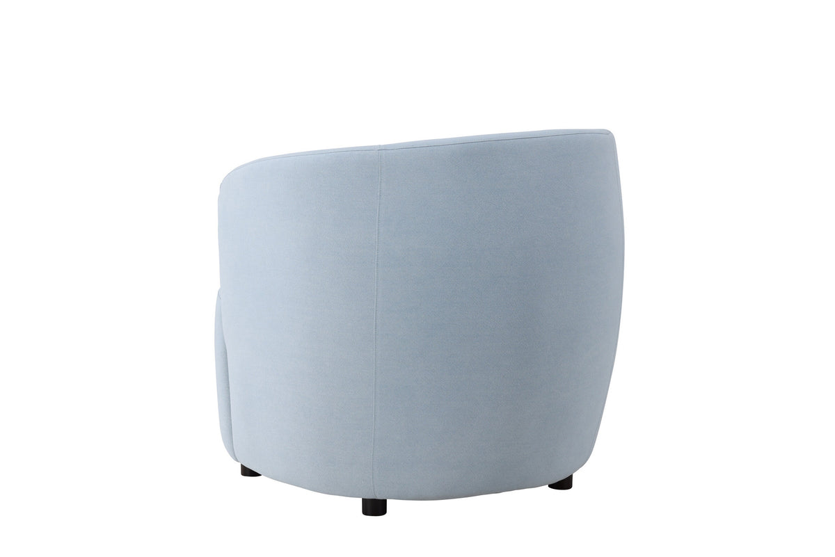 Bobbo Sessel in Blue präsentiert im Onlineshop von KAQTU Design AG. Sessel mit Armlehnen ist von Venture Home