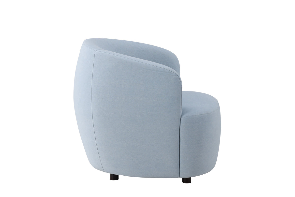 Bobbo Sessel in Blue präsentiert im Onlineshop von KAQTU Design AG. Sessel mit Armlehnen ist von Venture Home