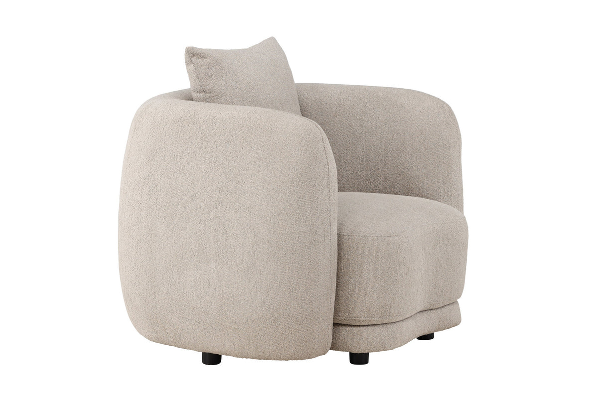 Cielo Sessel in Beige präsentiert im Onlineshop von KAQTU Design AG. Sessel mit Armlehnen ist von Venture Home