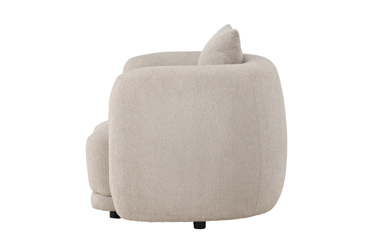 Cielo Sessel in Beige präsentiert im Onlineshop von KAQTU Design AG. Sessel mit Armlehnen ist von Venture Home