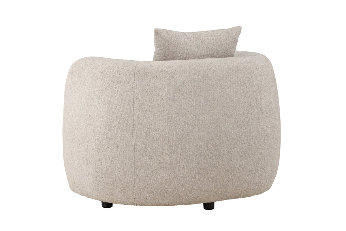 Cielo Sessel in Beige präsentiert im Onlineshop von KAQTU Design AG. Sessel mit Armlehnen ist von Venture Home