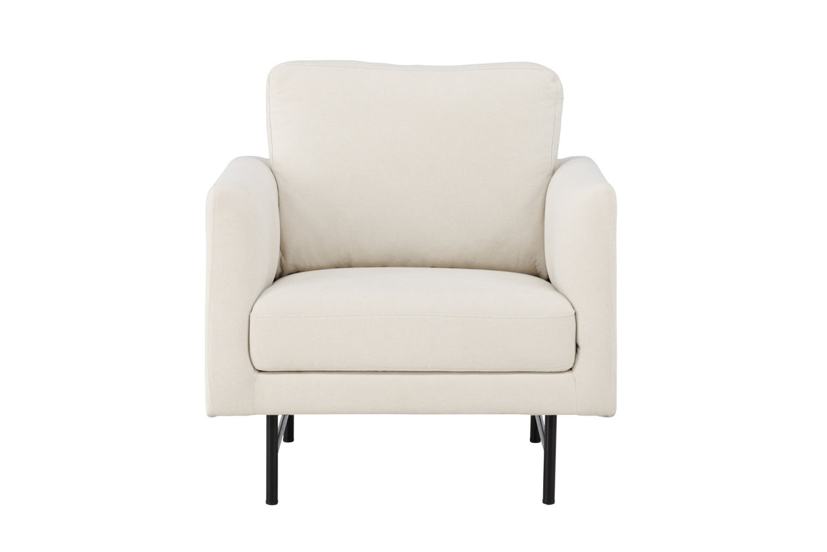 Sessel Sky in White präsentiert im Onlineshop von KAQTU Design AG. Sessel mit Armlehnen ist von Venture Home