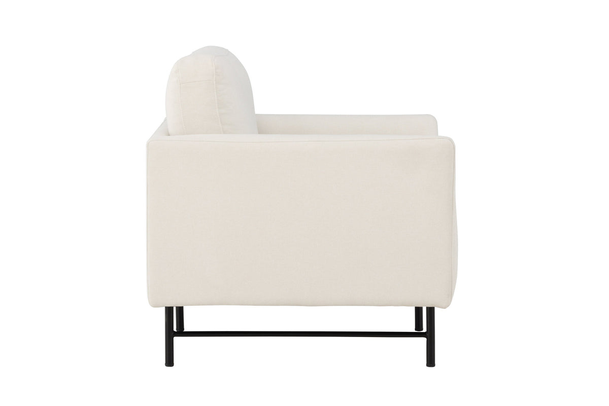 Sessel Sky in White präsentiert im Onlineshop von KAQTU Design AG. Sessel mit Armlehnen ist von Venture Home