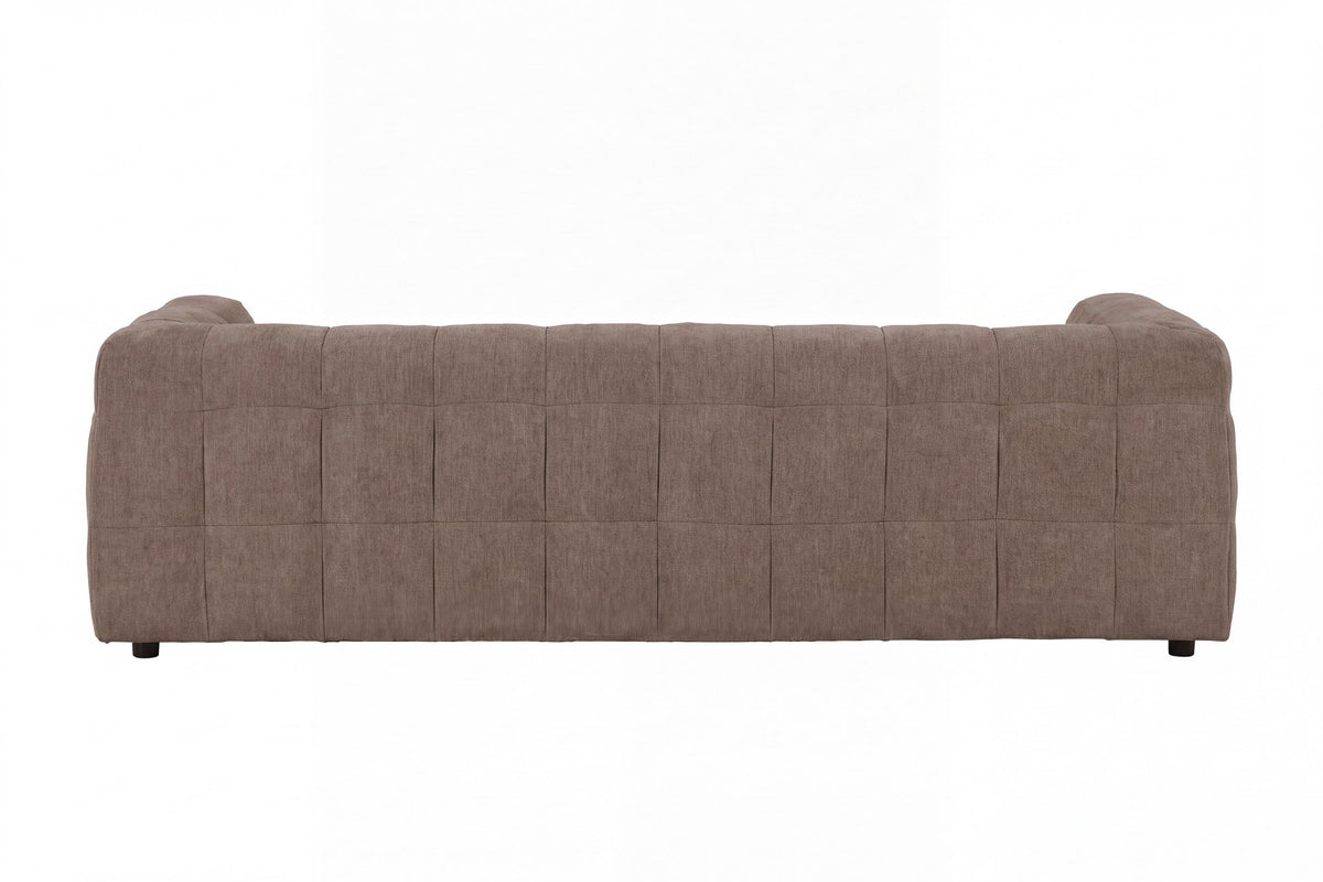Malou 3-Sitzer-Sofa in Braun präsentiert im Onlineshop von KAQTU Design AG. 3er Sofa ist von Venture Home