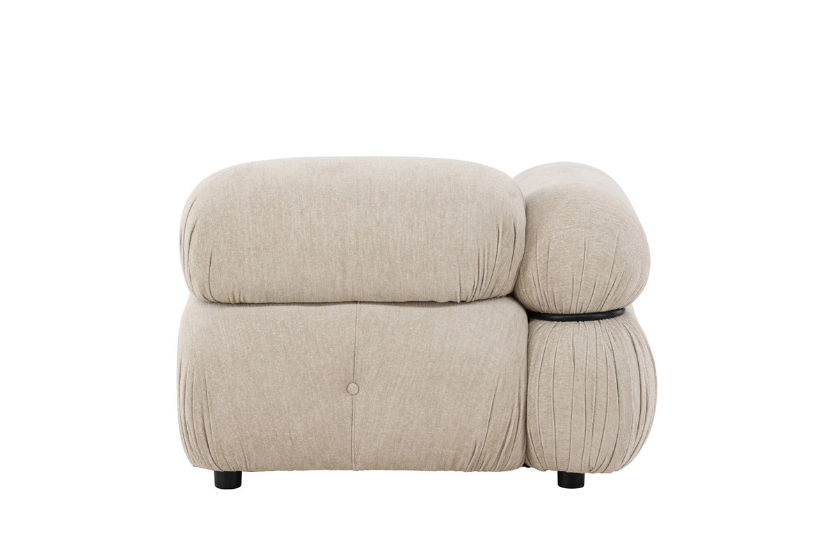 Mika modulares Sofa Links in Beige präsentiert im Onlineshop von KAQTU Design AG. Modulares Sofa ist von Venture Home
