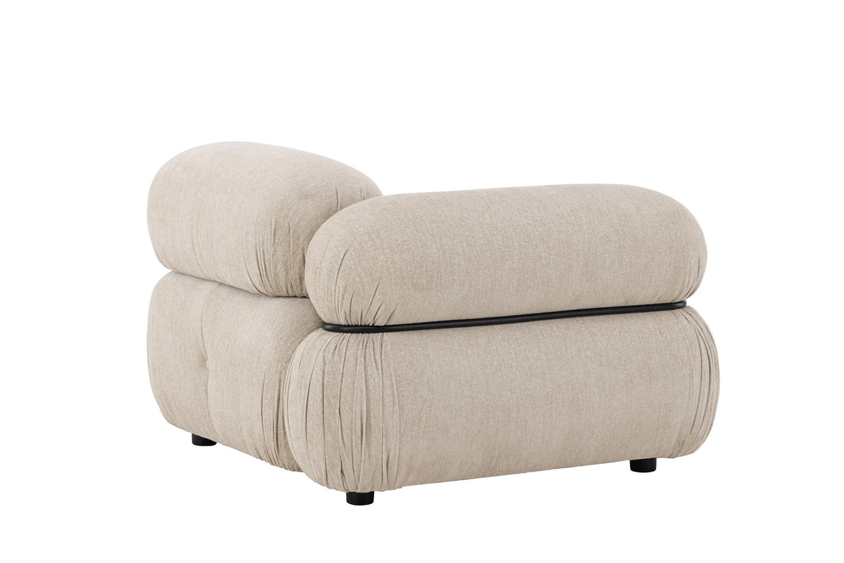Mika modulares Sofa Links in Beige präsentiert im Onlineshop von KAQTU Design AG. Modulares Sofa ist von Venture Home