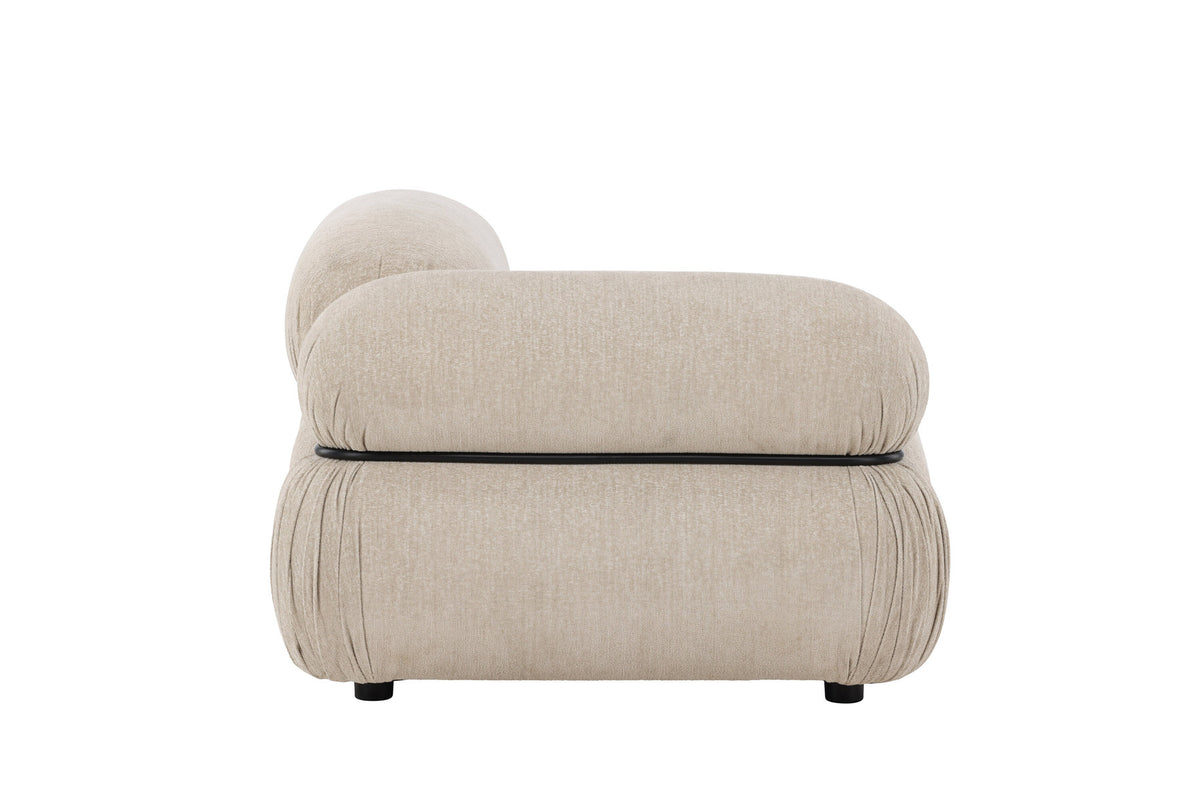 Mika modulares Sofa Links in Beige präsentiert im Onlineshop von KAQTU Design AG. Modulares Sofa ist von Venture Home