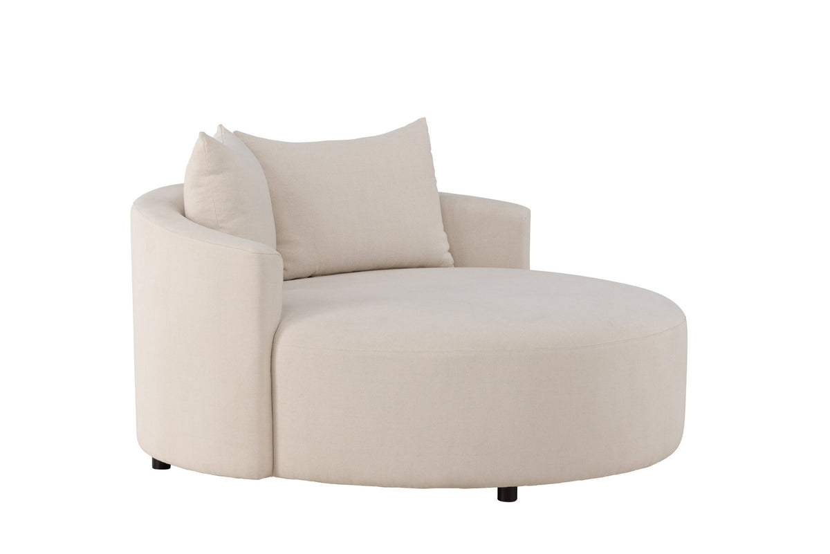 Kelso 3-Sitzer Sofa in Beige präsentiert im Onlineshop von KAQTU Design AG. 3er Sofa ist von Venture Home