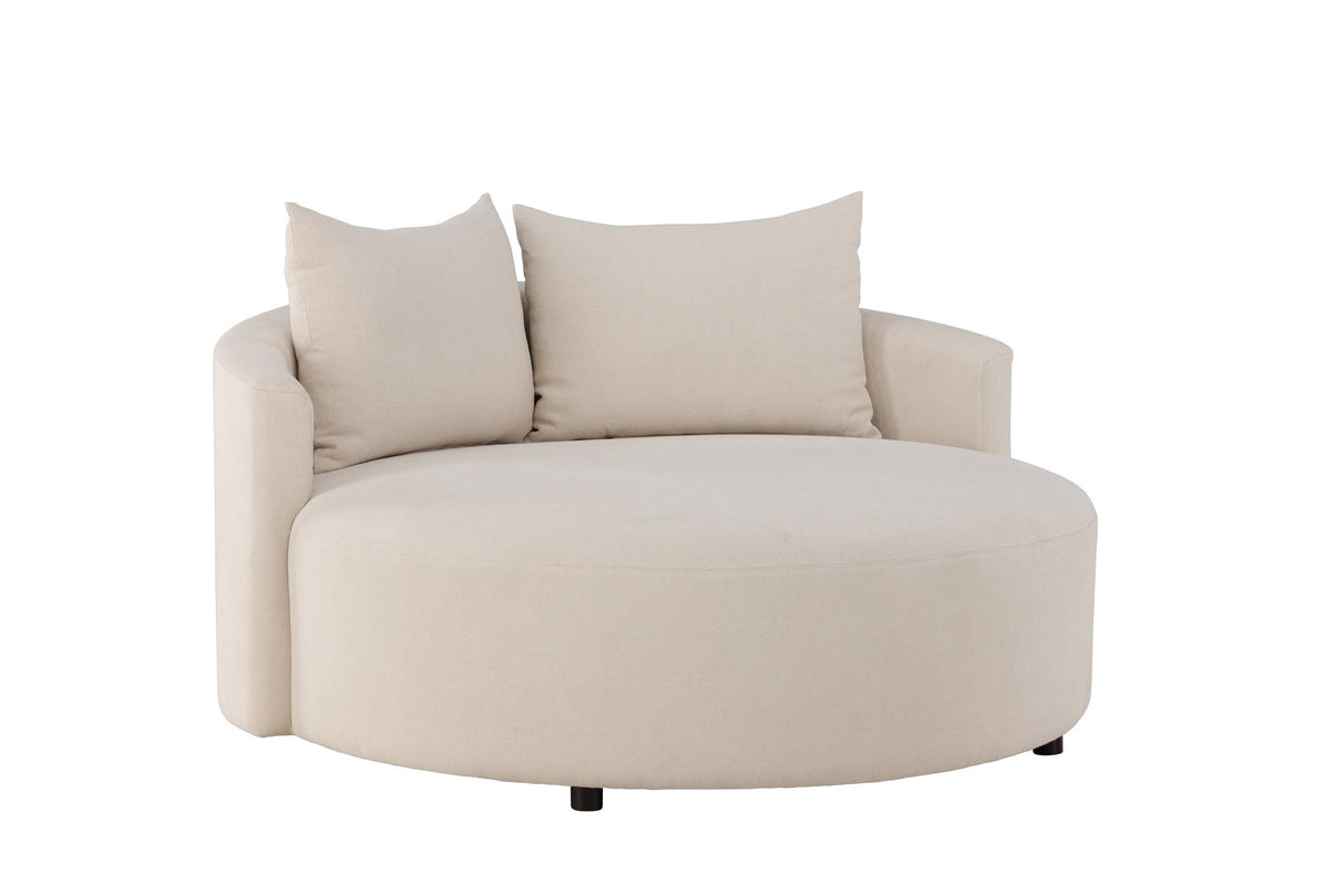 Kelso 3-Sitzer Sofa in Beige präsentiert im Onlineshop von KAQTU Design AG. 3er Sofa ist von Venture Home