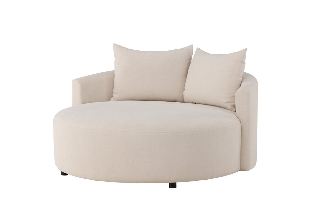 Kelso 3-Sitzer Sofa in Beige präsentiert im Onlineshop von KAQTU Design AG. 3er Sofa ist von Venture Home