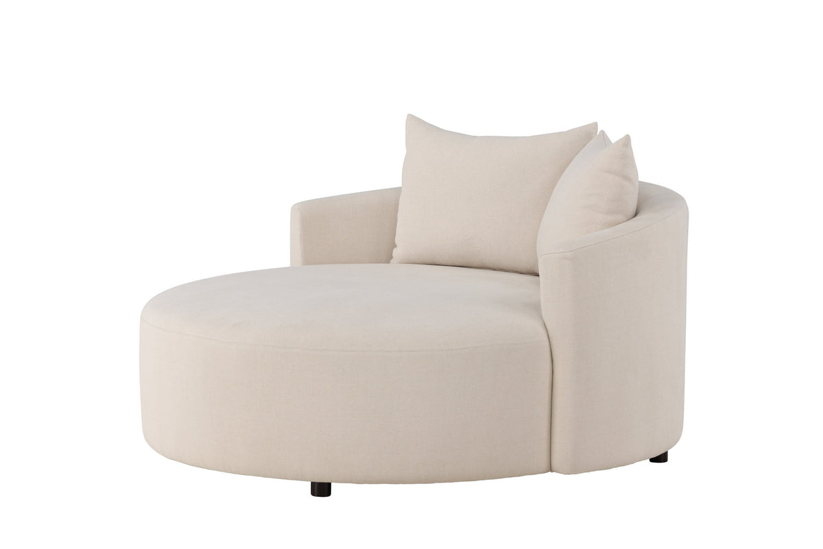 Kelso 3-Sitzer Sofa in Beige präsentiert im Onlineshop von KAQTU Design AG. 3er Sofa ist von Venture Home