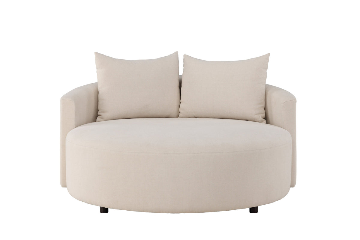 Kelso 3-Sitzer Sofa in Beige präsentiert im Onlineshop von KAQTU Design AG. 3er Sofa ist von Venture Home