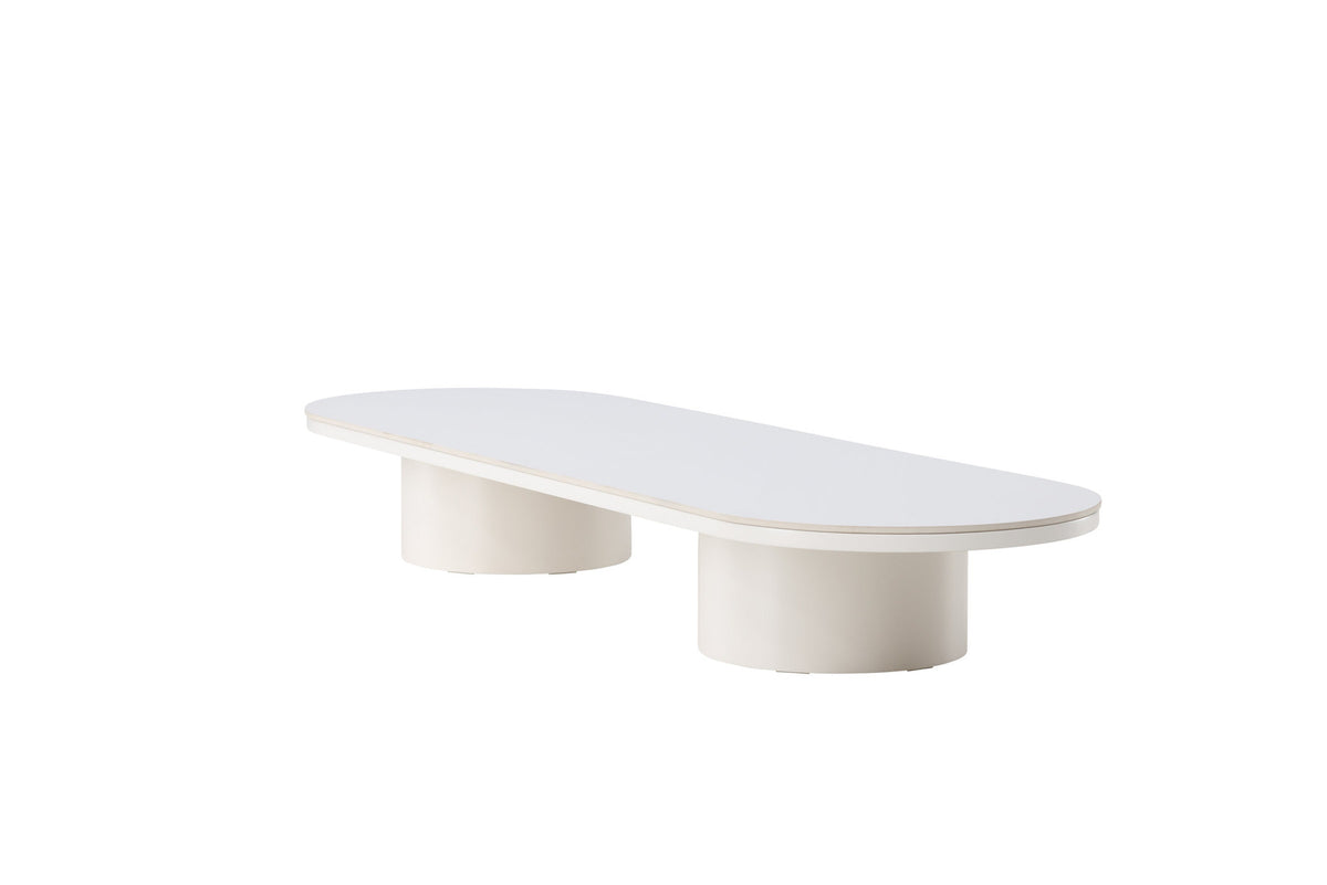 Narvik Sofatisch in Beige präsentiert im Onlineshop von KAQTU Design AG. Beistelltisch ist von Venture Home