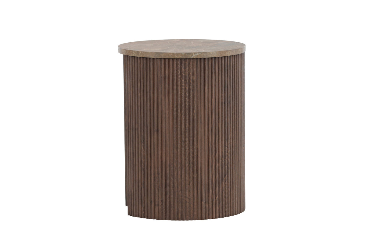 Bristol Beistelltisch φ40 in Mokka präsentiert im Onlineshop von KAQTU Design AG. Beistelltisch ist von Venture Home