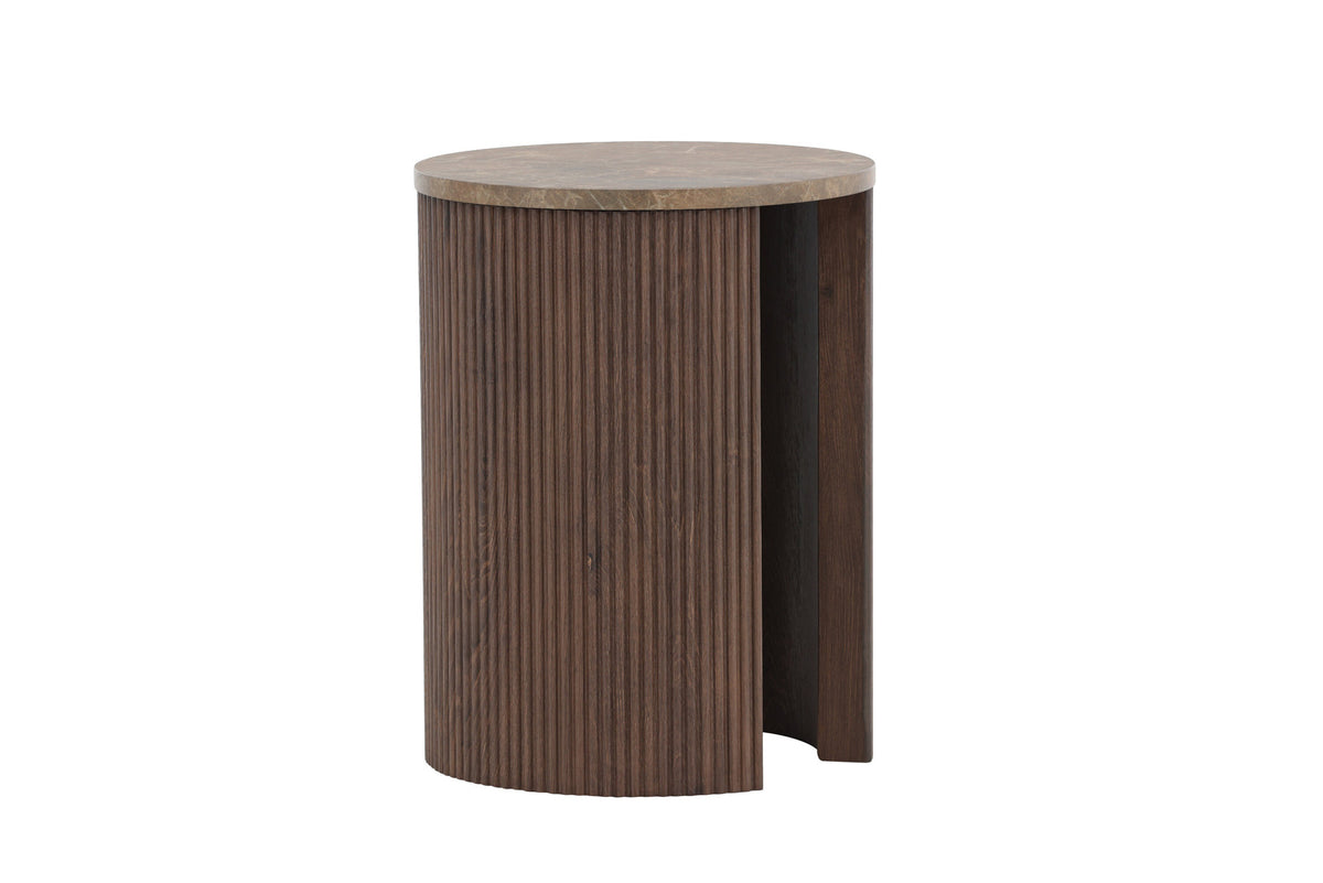 Bristol Beistelltisch φ40 in Mokka präsentiert im Onlineshop von KAQTU Design AG. Beistelltisch ist von Venture Home