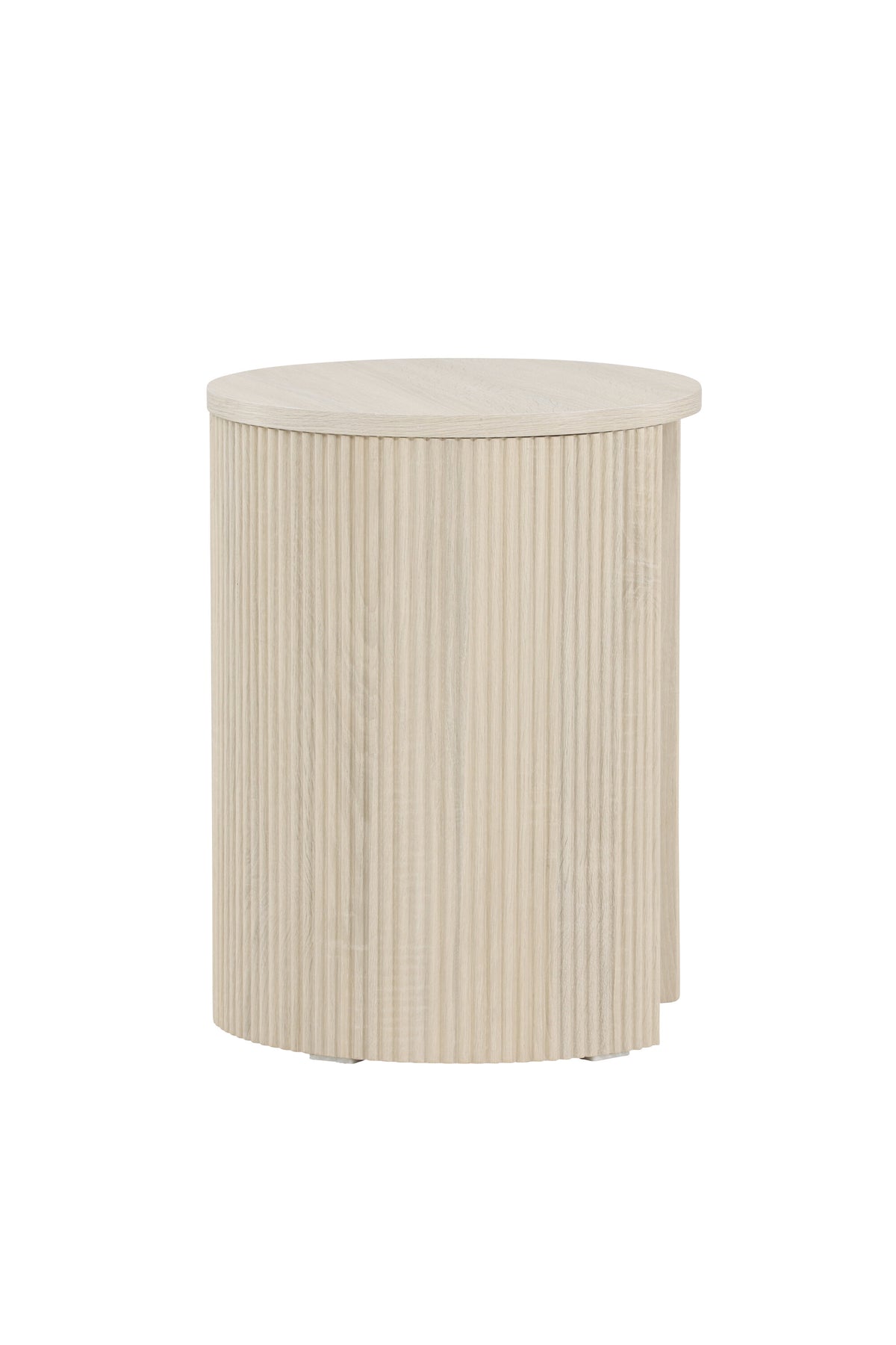 Bristol Beistelltisch φ40 in Weisswasch präsentiert im Onlineshop von KAQTU Design AG. Beistelltisch ist von Venture Home