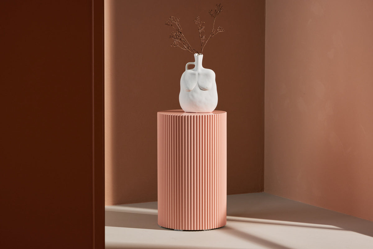 Lenox Beistelltisch in Peach präsentiert im Onlineshop von KAQTU Design AG. Beistelltisch ist von Venture Home