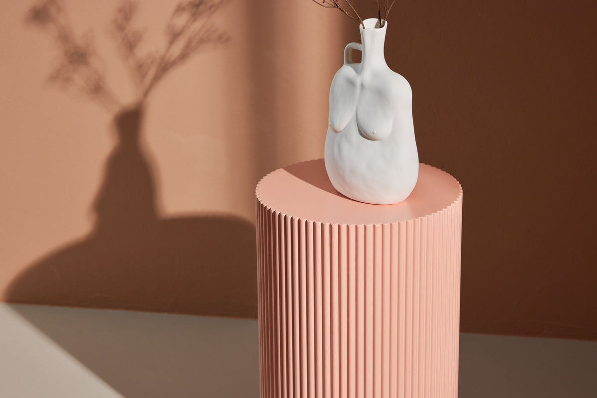 Lenox Beistelltisch in Peach präsentiert im Onlineshop von KAQTU Design AG. Beistelltisch ist von Venture Home
