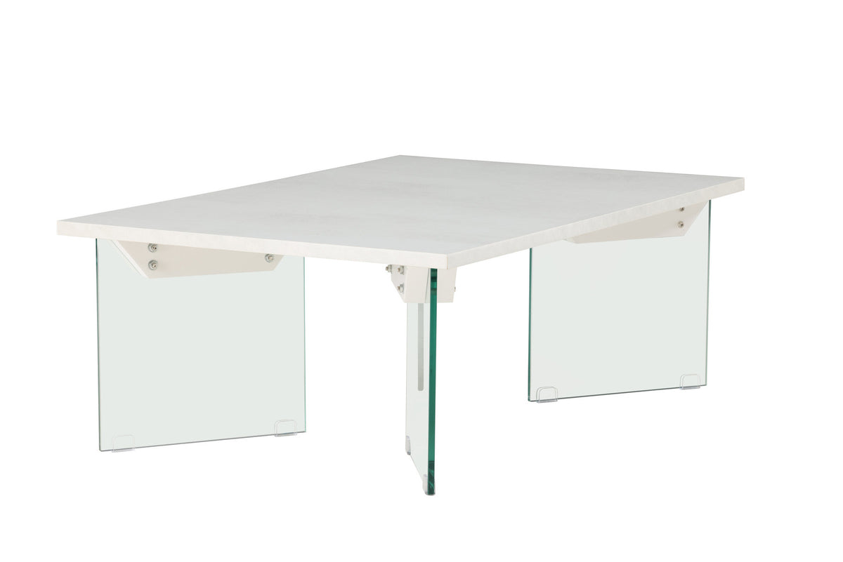 Ester Sofatisch in White präsentiert im Onlineshop von KAQTU Design AG. Beistelltisch ist von Venture Home