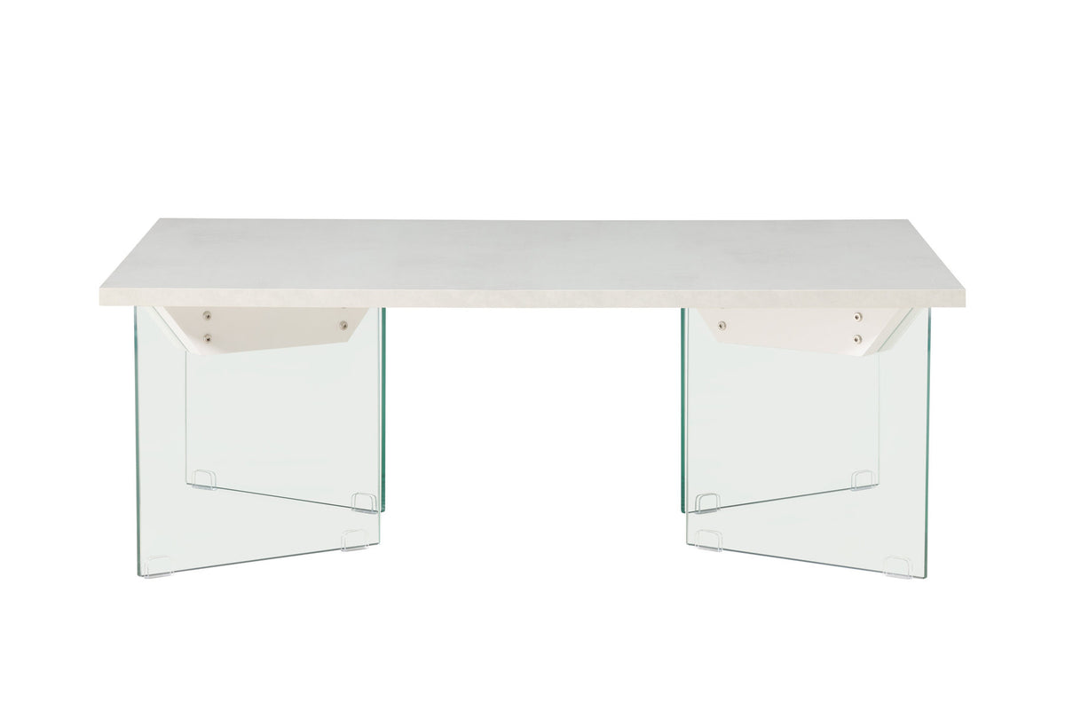 Ester Sofatisch in White präsentiert im Onlineshop von KAQTU Design AG. Beistelltisch ist von Venture Home