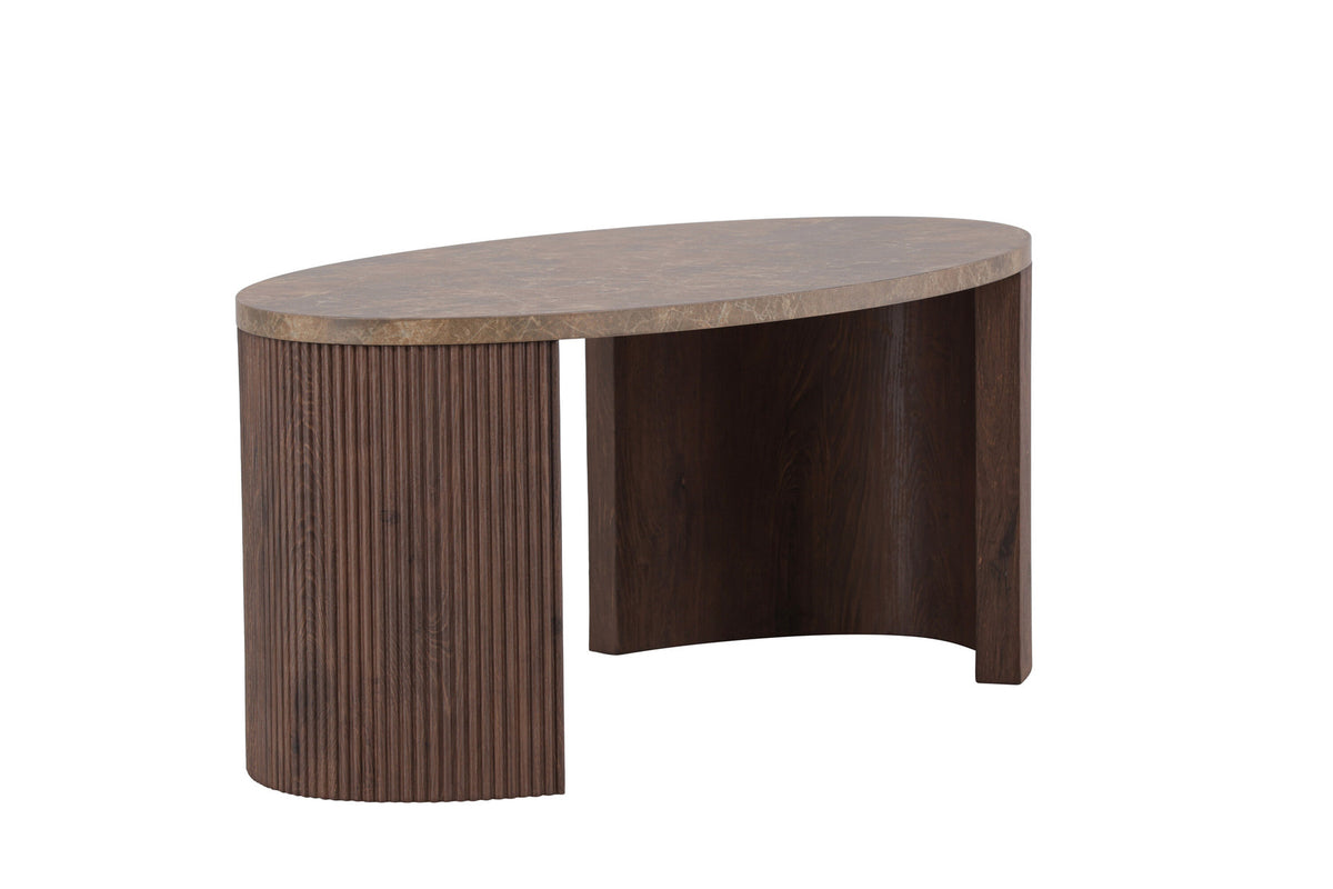 Bristol Sofa Tisch 120x60 in Mokka präsentiert im Onlineshop von KAQTU Design AG. Beistelltisch ist von Venture Home
