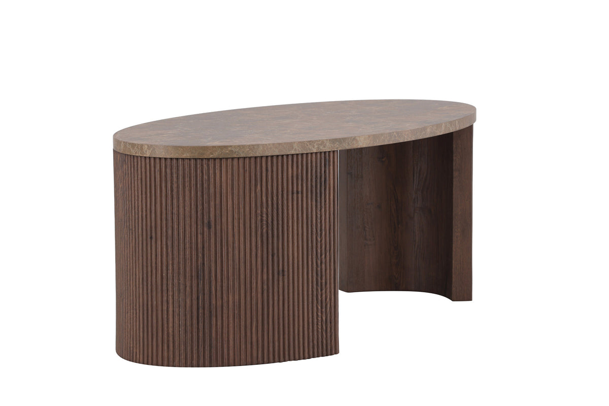 Bristol Sofa Tisch 120x60 in Mokka präsentiert im Onlineshop von KAQTU Design AG. Beistelltisch ist von Venture Home