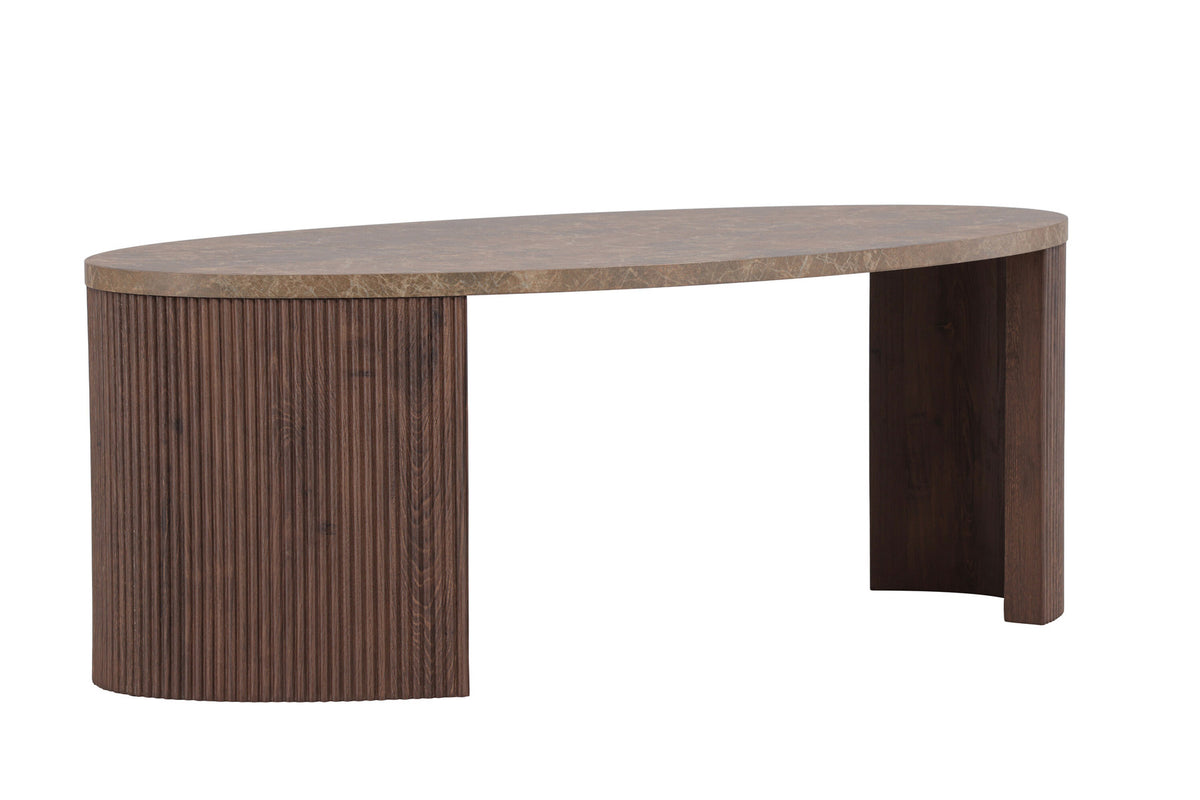 Bristol Sofa Tisch 120x60 in Mokka präsentiert im Onlineshop von KAQTU Design AG. Beistelltisch ist von Venture Home