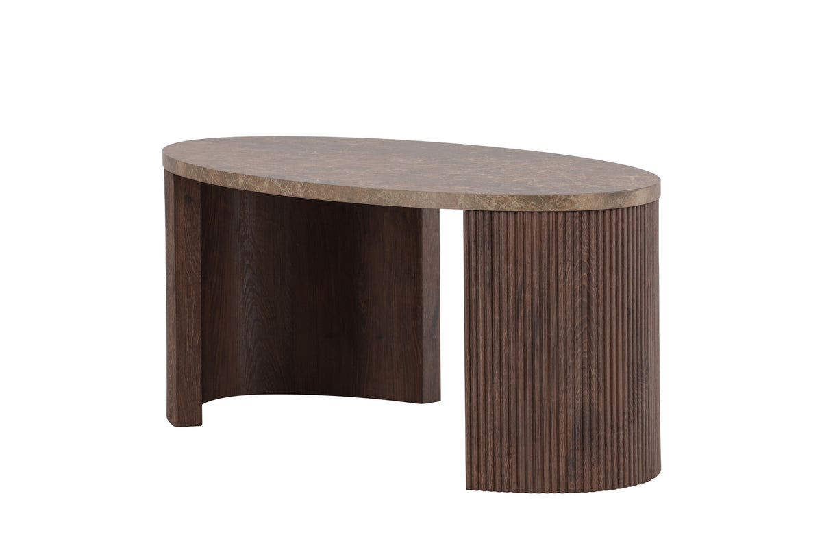 Bristol Sofa Tisch 120x60 in Mokka präsentiert im Onlineshop von KAQTU Design AG. Beistelltisch ist von Venture Home