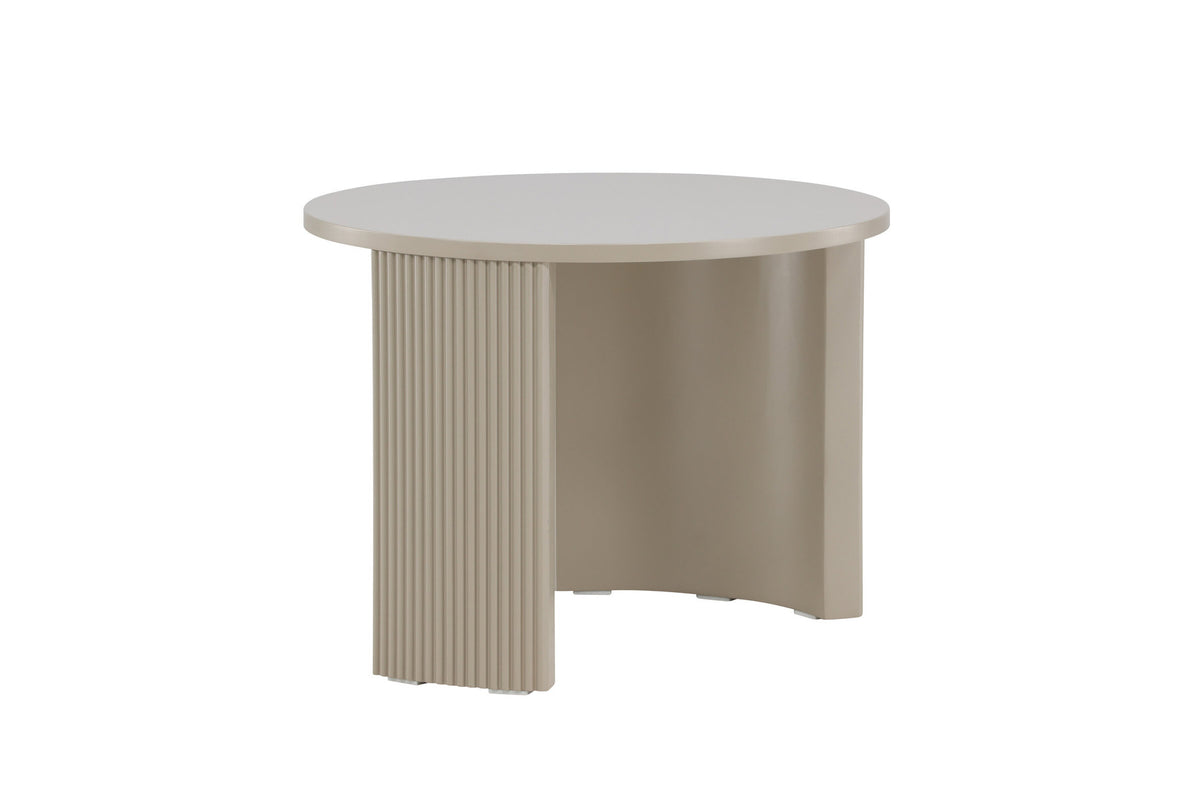 Bristol Sofa Tisch φ60 in Beige präsentiert im Onlineshop von KAQTU Design AG. Beistelltisch ist von Venture Home