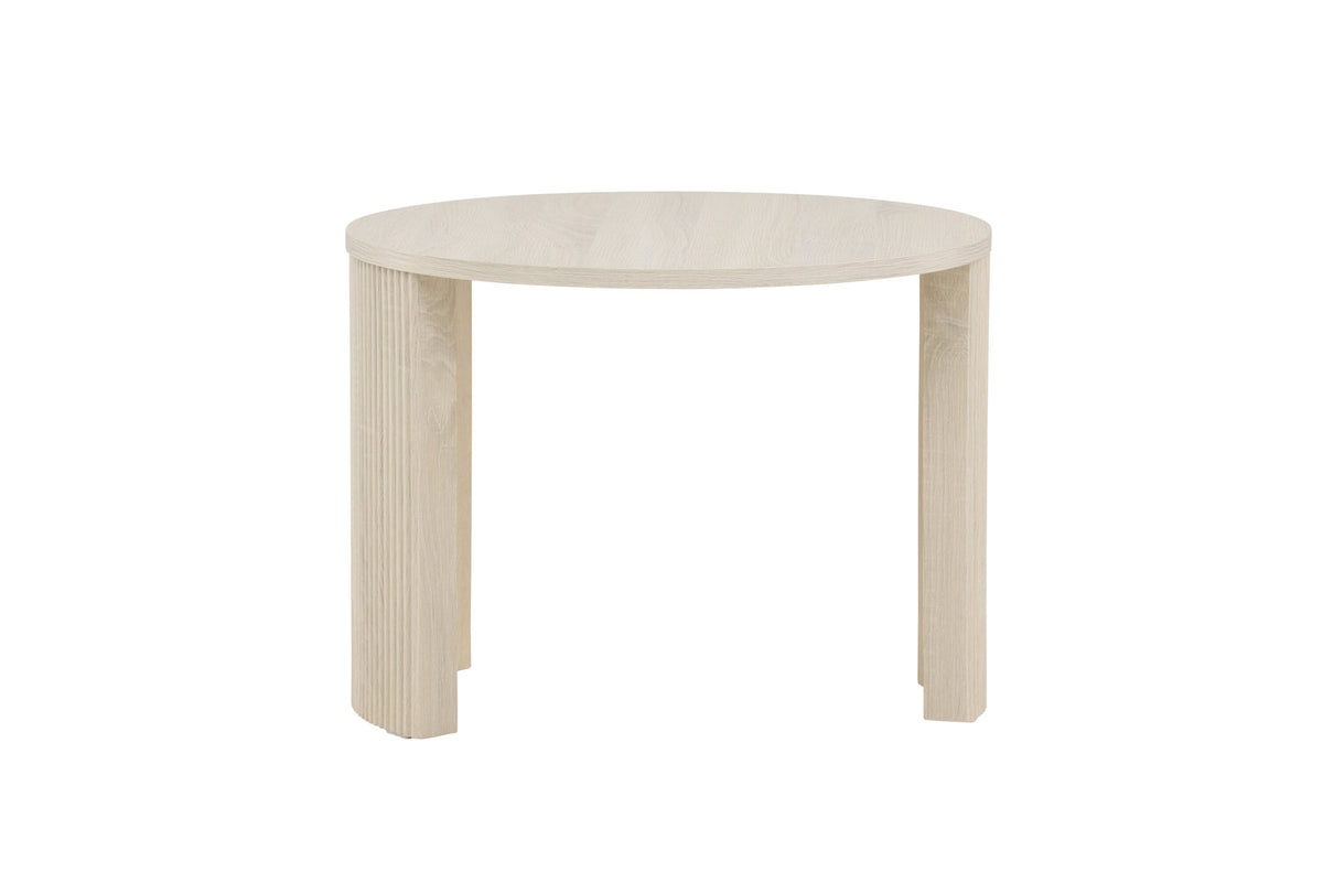 Bristol Sofatisch φ60 in Weisswasch präsentiert im Onlineshop von KAQTU Design AG. Beistelltisch ist von Venture Home