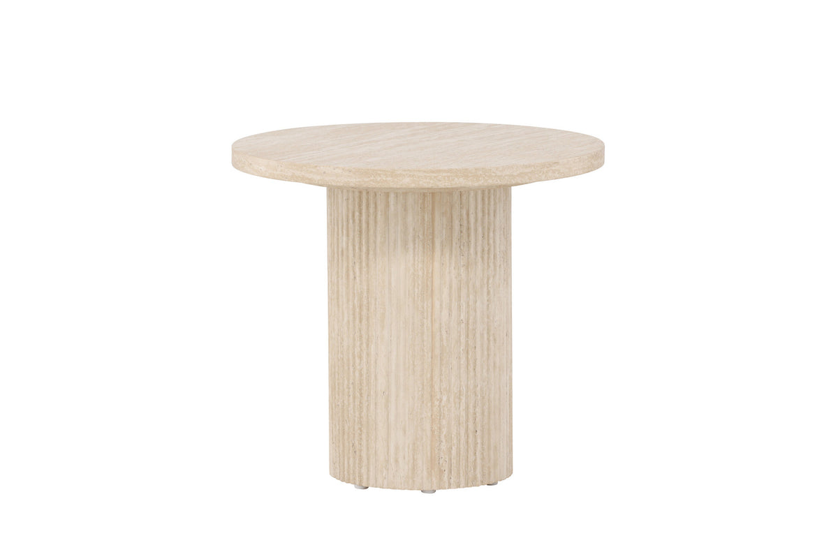 Härön Sofatisch ø50 in Beige präsentiert im Onlineshop von KAQTU Design AG. Beistelltisch ist von Venture Home