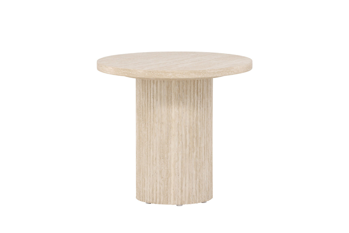Härön Sofatisch ø50 in Beige präsentiert im Onlineshop von KAQTU Design AG. Beistelltisch ist von Venture Home