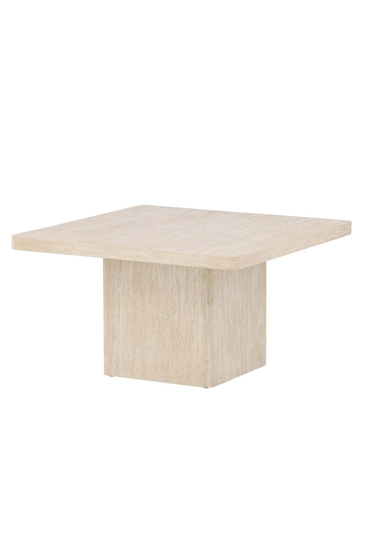 Qvart Sofatisch 80x80 in Beige präsentiert im Onlineshop von KAQTU Design AG. Beistelltisch ist von Venture Home