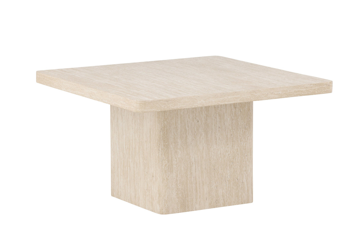 Qvart Sofatisch 80x80 in Beige präsentiert im Onlineshop von KAQTU Design AG. Beistelltisch ist von Venture Home