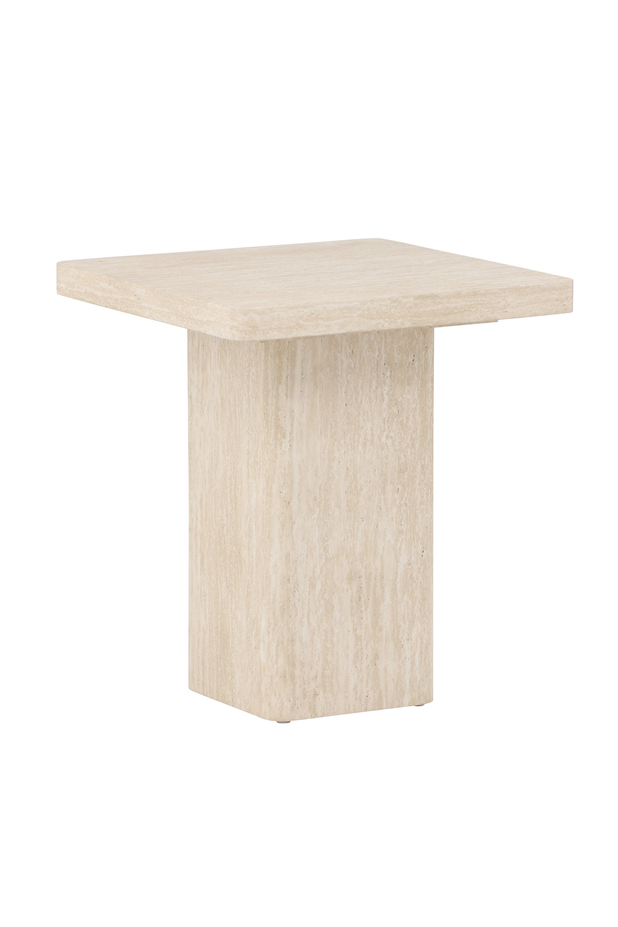 Der Qvart Sofa Table 50x50 von Venture Home besticht durch modernes Design und Funktionalität, perfekt für stilvolle Wohnräume.