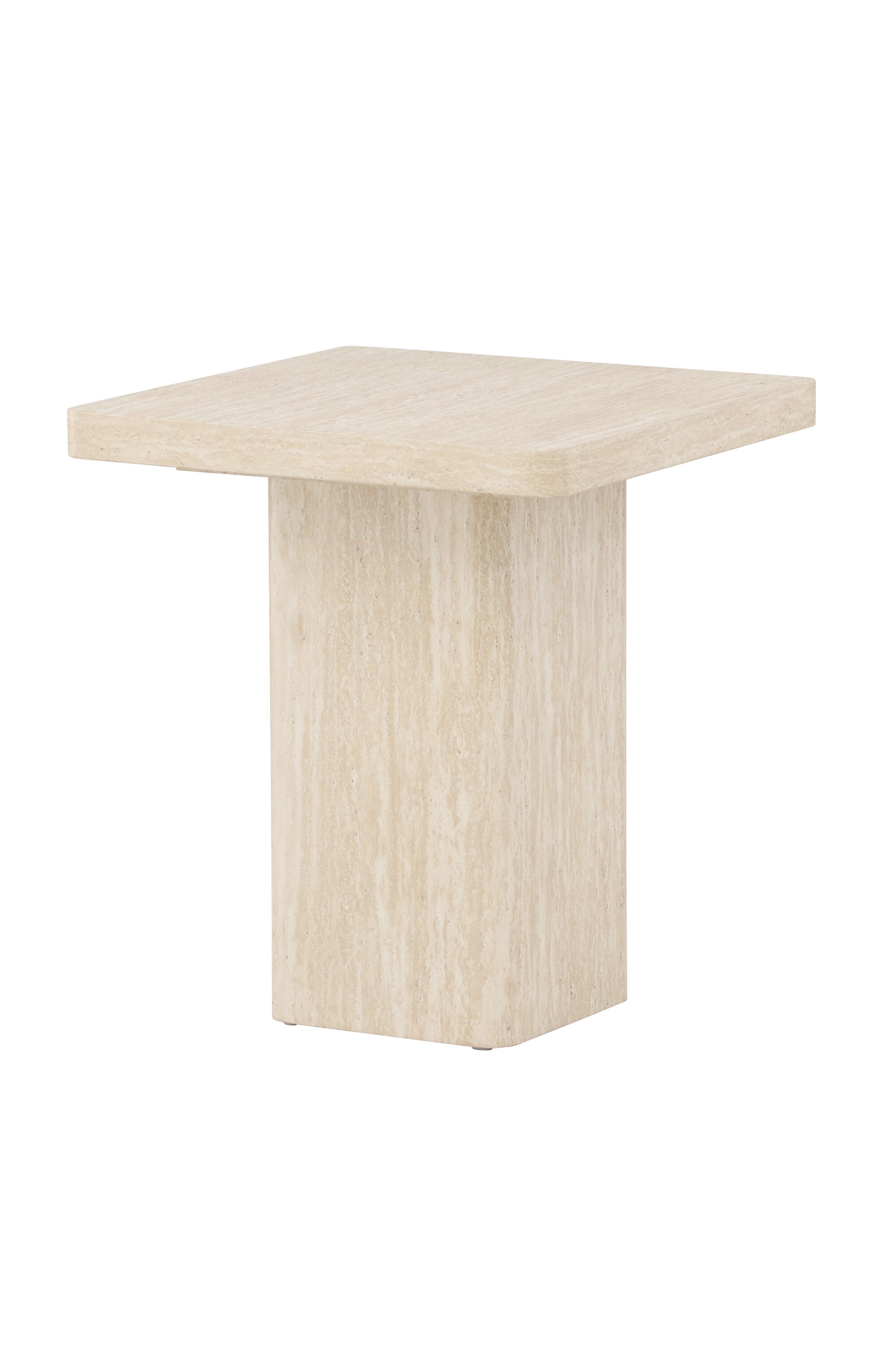 Der Qvart Sofa Table 50x50 von Venture Home besticht durch modernes Design und Funktionalität, perfekt für stilvolle Wohnräume.