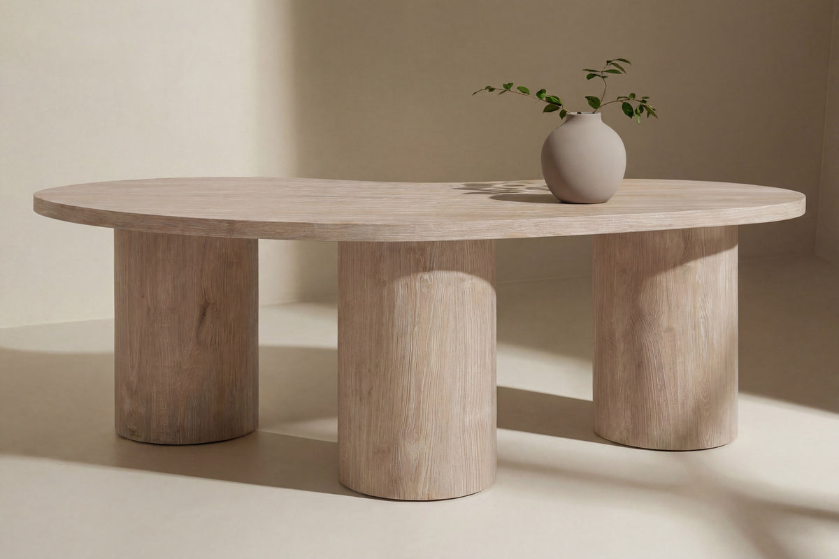 Megg Sofatische in Natur präsentiert im Onlineshop von KAQTU Design AG. Couchtisch ist von Venture Home