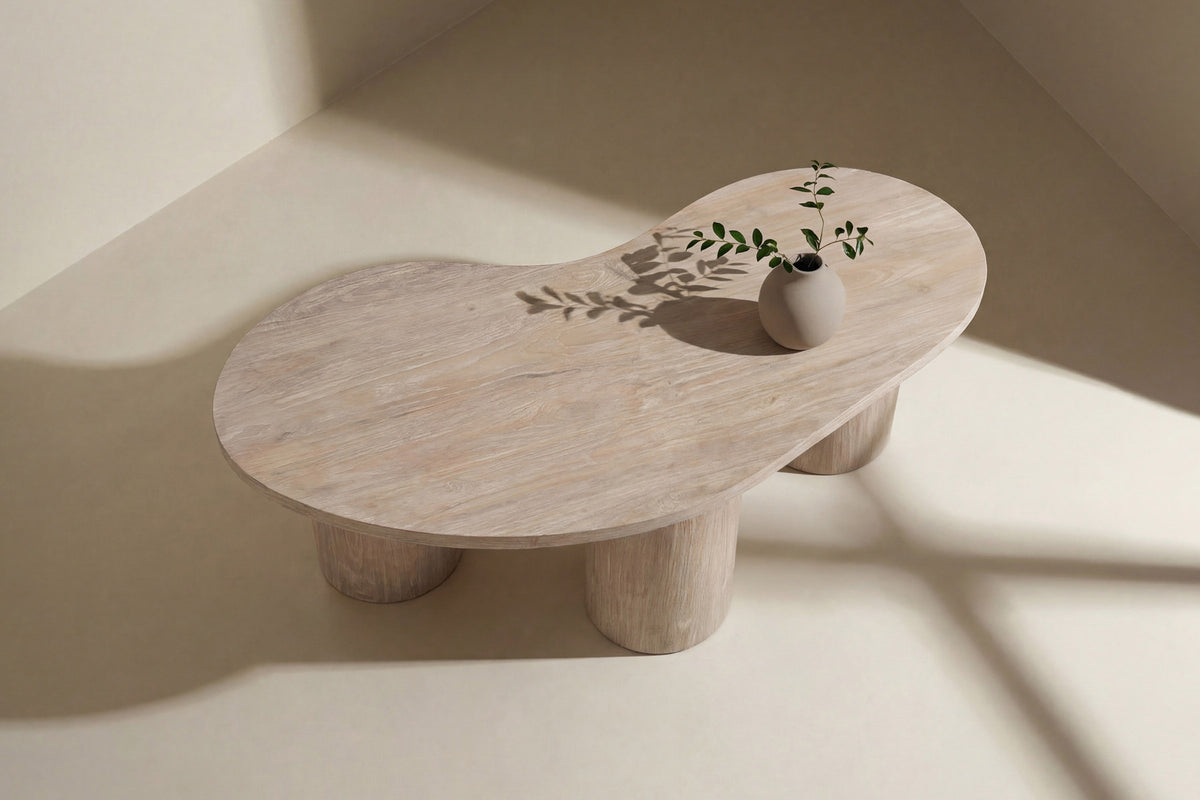 Megg Sofatische in Natur präsentiert im Onlineshop von KAQTU Design AG. Couchtisch ist von Venture Home