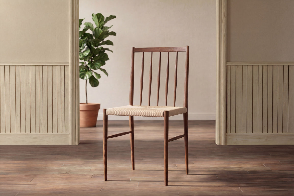 Enes Esszimmerstuhl in Mokka präsentiert im Onlineshop von KAQTU Design AG. Stuhl ist von Venture Home