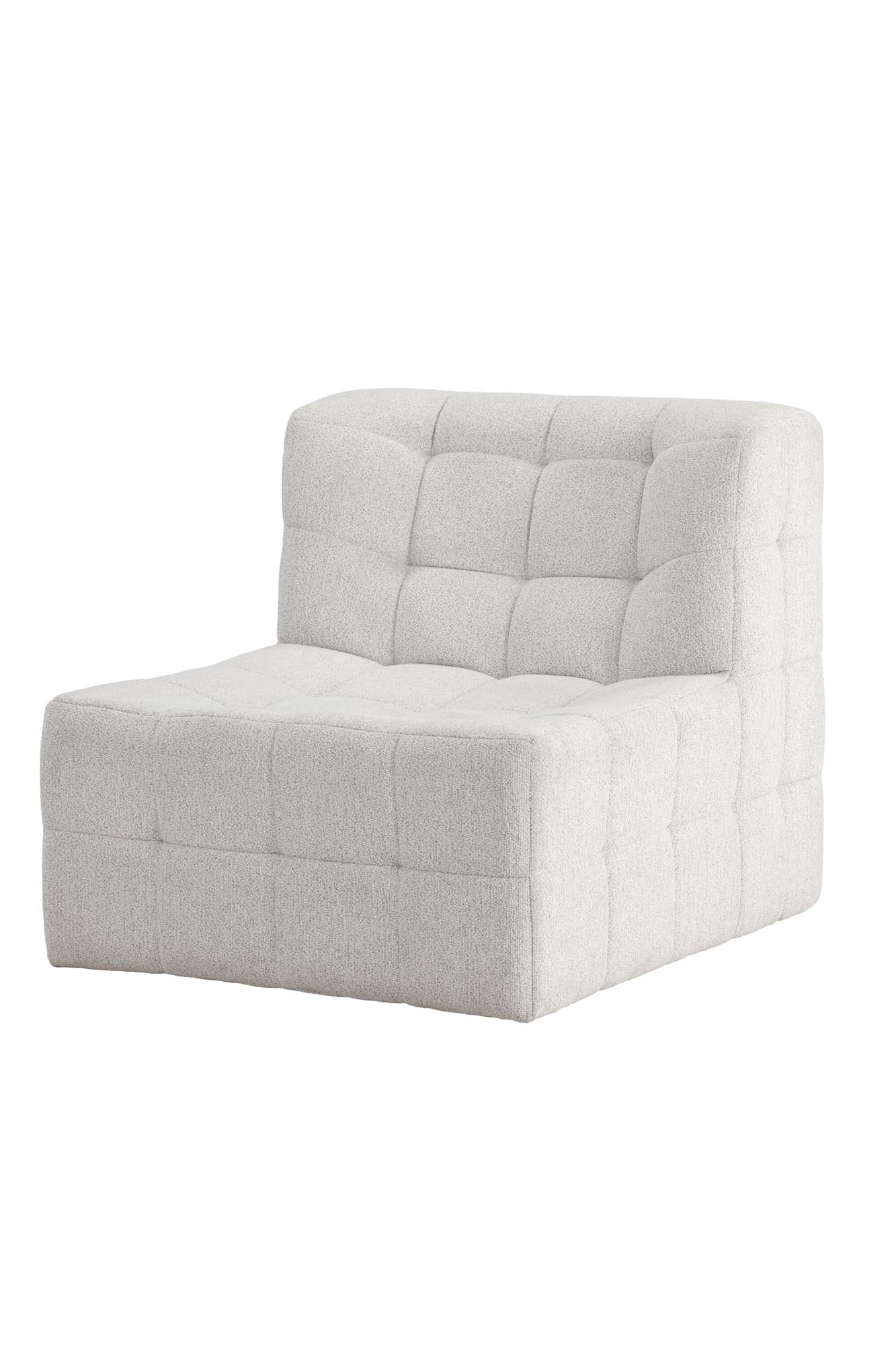 Erleben Sie den Malou Sessel von Venture Home – ein elegantes, geräumiges Möbelstück in hochwertigem Beige, das Komfort und Stil vereint.