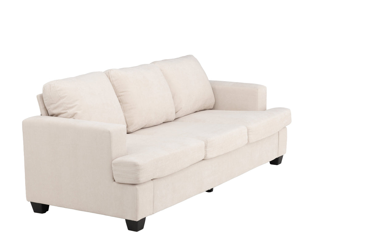 Sani 3-Sitzer-Sofa in Greige präsentiert im Onlineshop von KAQTU Design AG. 3er Sofa ist von Venture Home