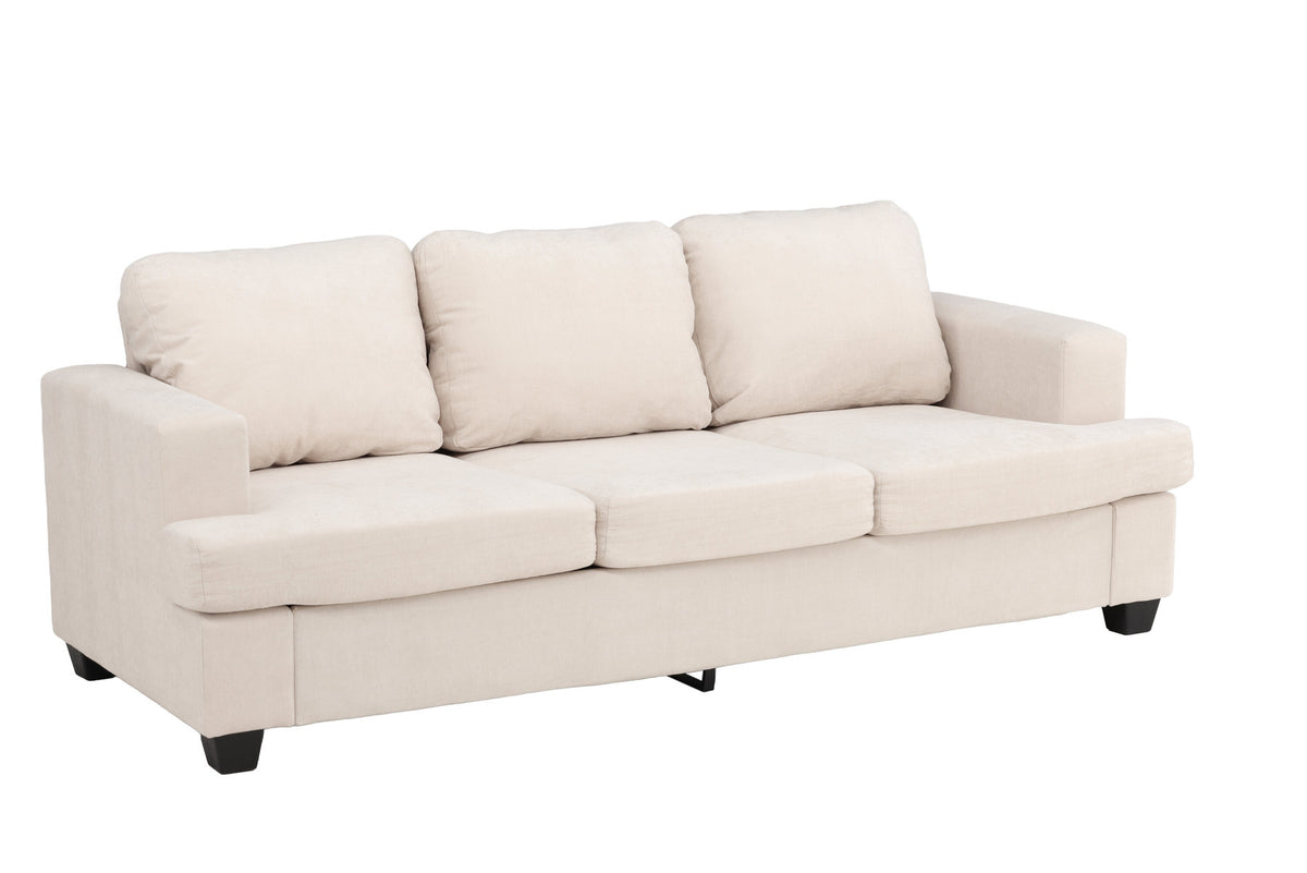 Sani 3-Sitzer-Sofa in Greige präsentiert im Onlineshop von KAQTU Design AG. 3er Sofa ist von Venture Home