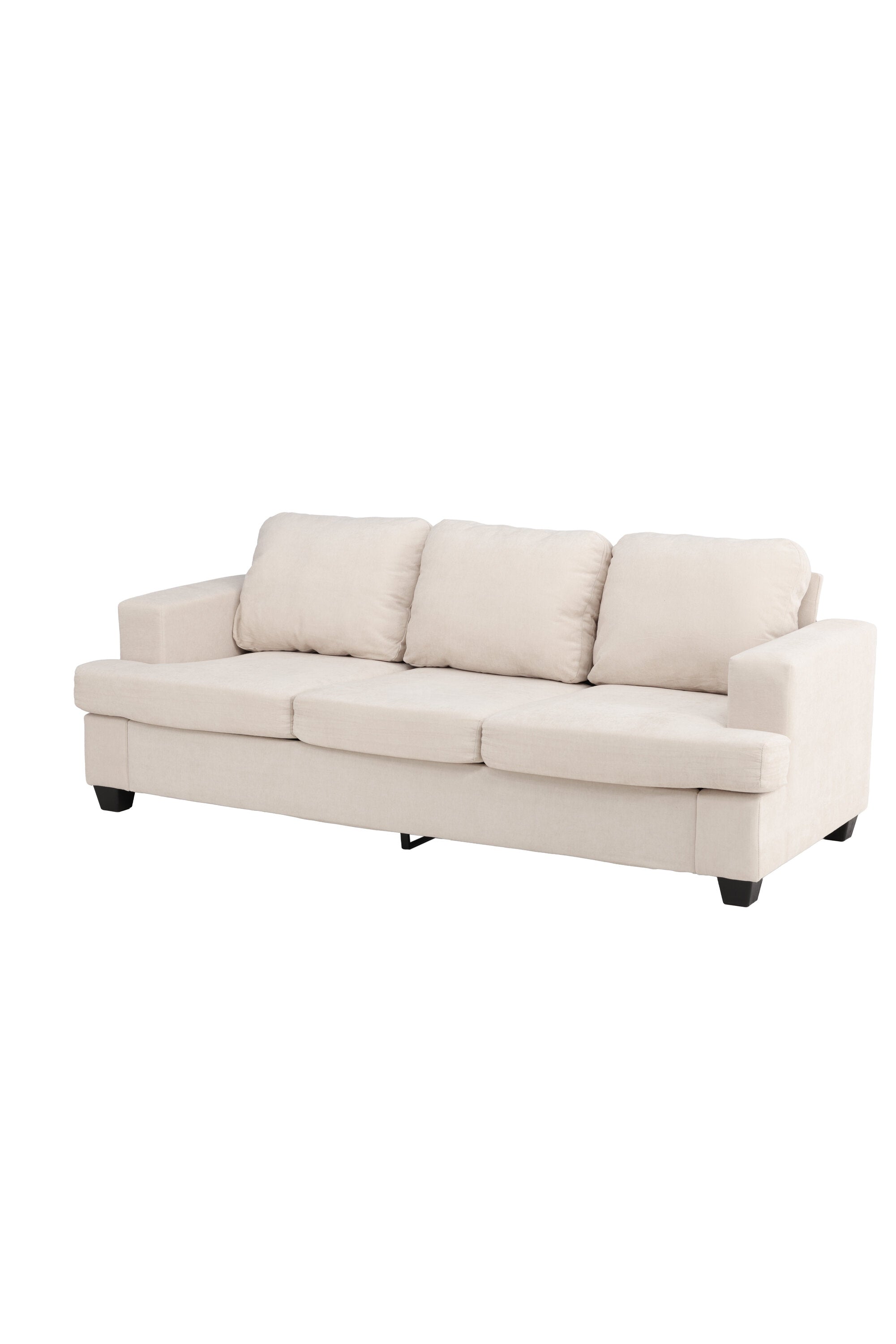 Elegantes Sani 3er Sofa in stilvollem Grau, ideal für modernes Wohnen. Hochwertige Verarbeitung von Venture Home.