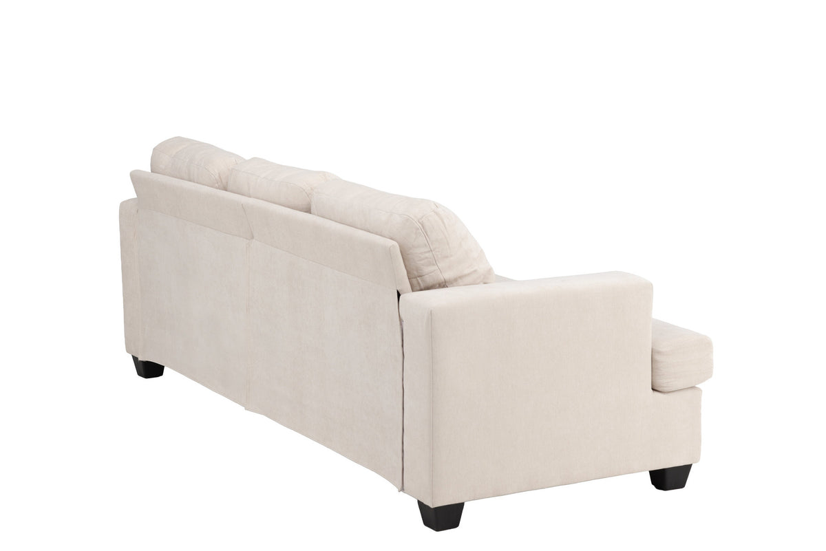 Sani 3-Sitzer-Sofa in Greige präsentiert im Onlineshop von KAQTU Design AG. 3er Sofa ist von Venture Home