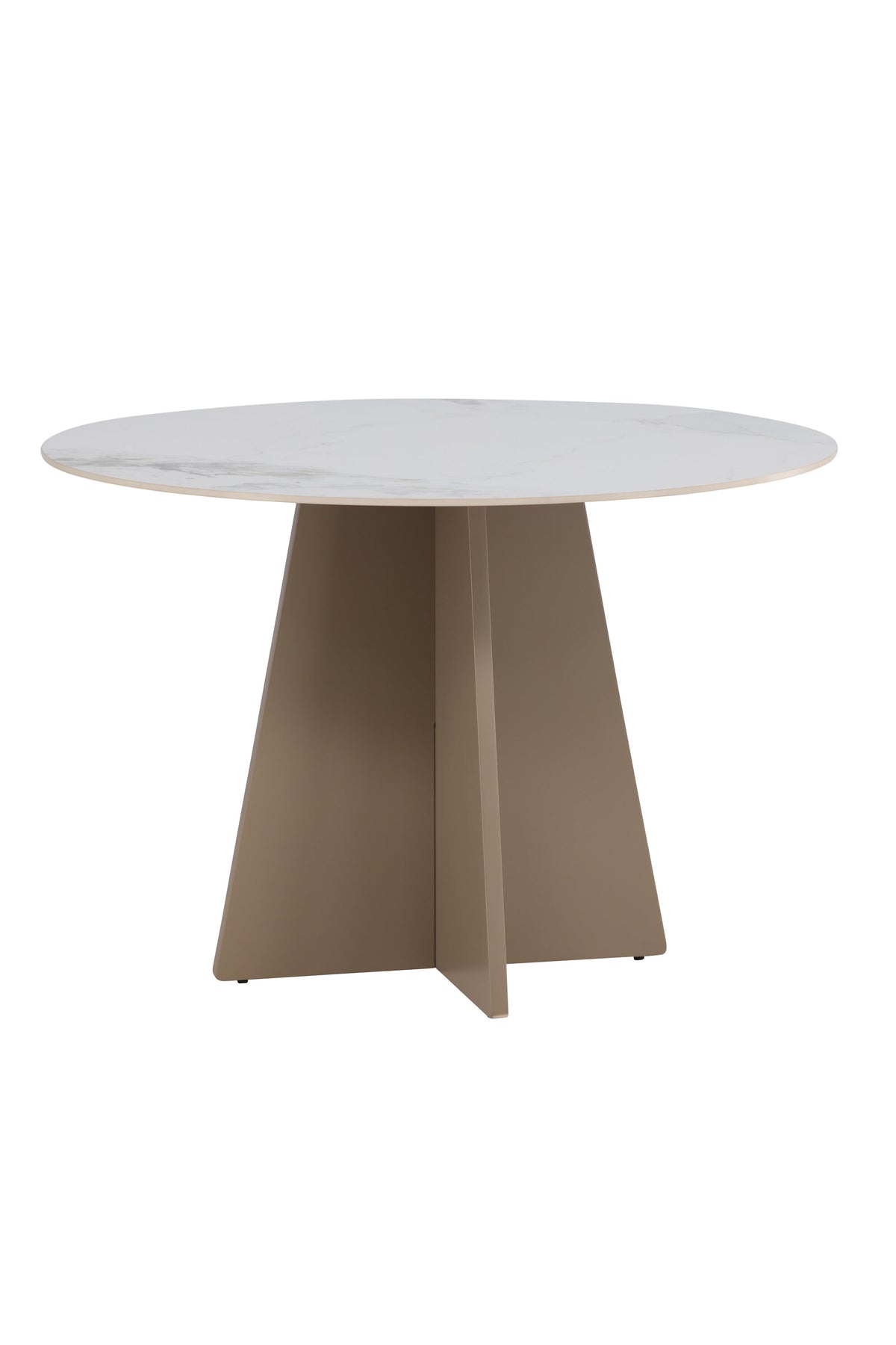 Bootcut Rund-Esstisch in Beige präsentiert im Onlineshop von KAQTU Design AG. Gartentisch ist von Venture Home