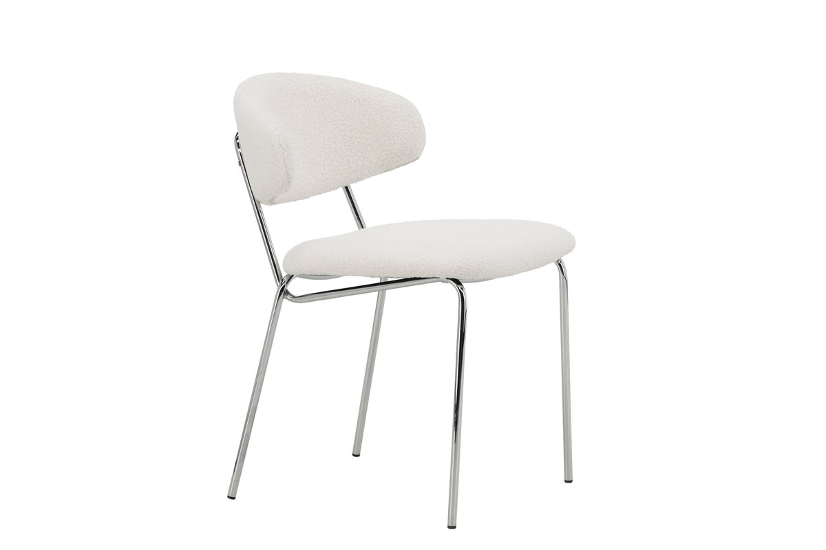 Chico Esszimmerstuhl in Weiß präsentiert im Onlineshop von KAQTU Design AG. Stuhl ist von Venture Home