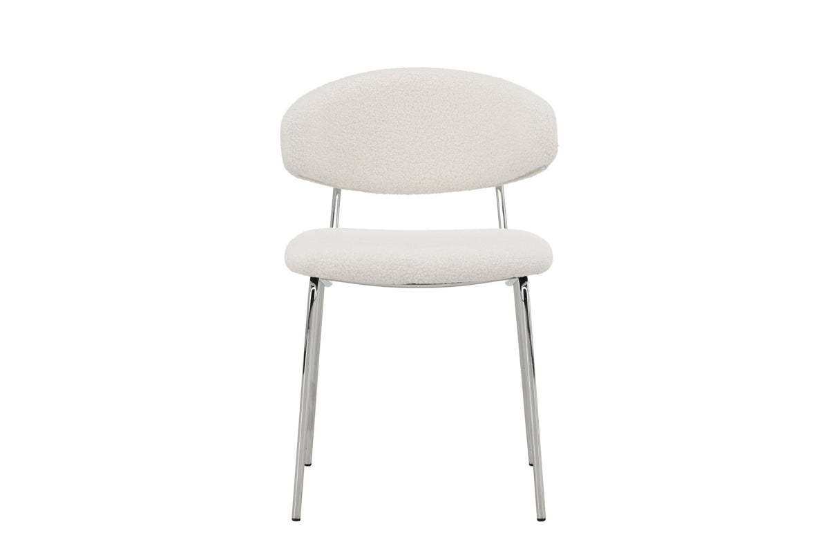 Chico Esszimmerstuhl in Weiß präsentiert im Onlineshop von KAQTU Design AG. Stuhl ist von Venture Home