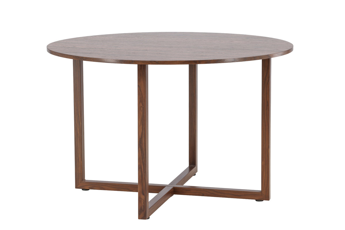 Durango Esstisch rund in Walnuss präsentiert im Onlineshop von KAQTU Design AG. Esstisch ist von Venture Home
