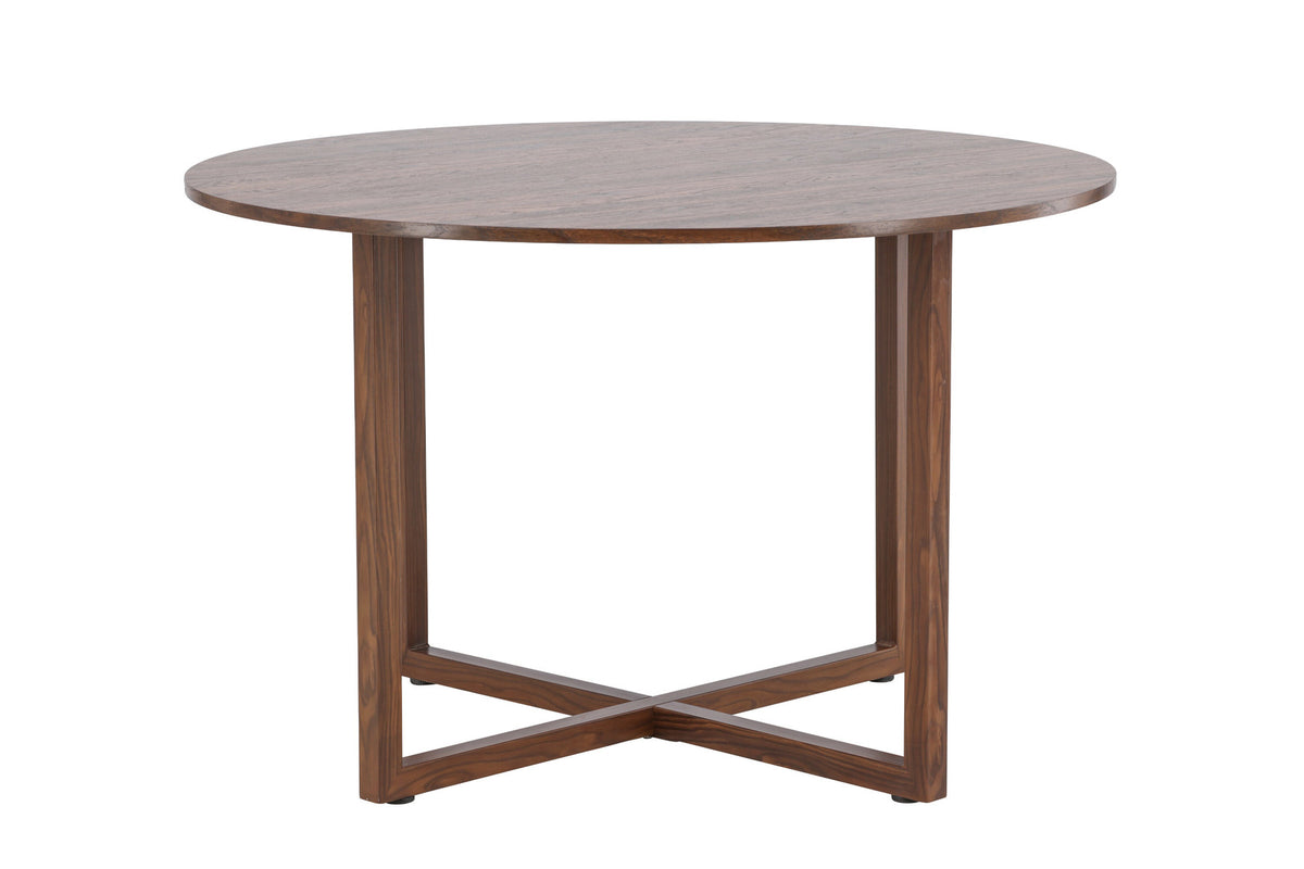 Durango Esstisch rund in Walnuss präsentiert im Onlineshop von KAQTU Design AG. Esstisch ist von Venture Home